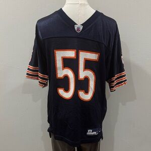 NFL Reebok Authentic Chicago Bears #55 Lance Briggs Jersey – Size Large (14–16)